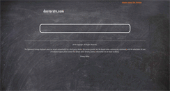 Desktop Screenshot of doctorstv.com